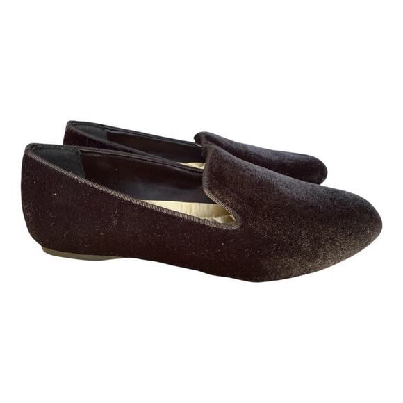 Birdies Starling Flat Black Velvet Women size 7 - Picture 1 of 7